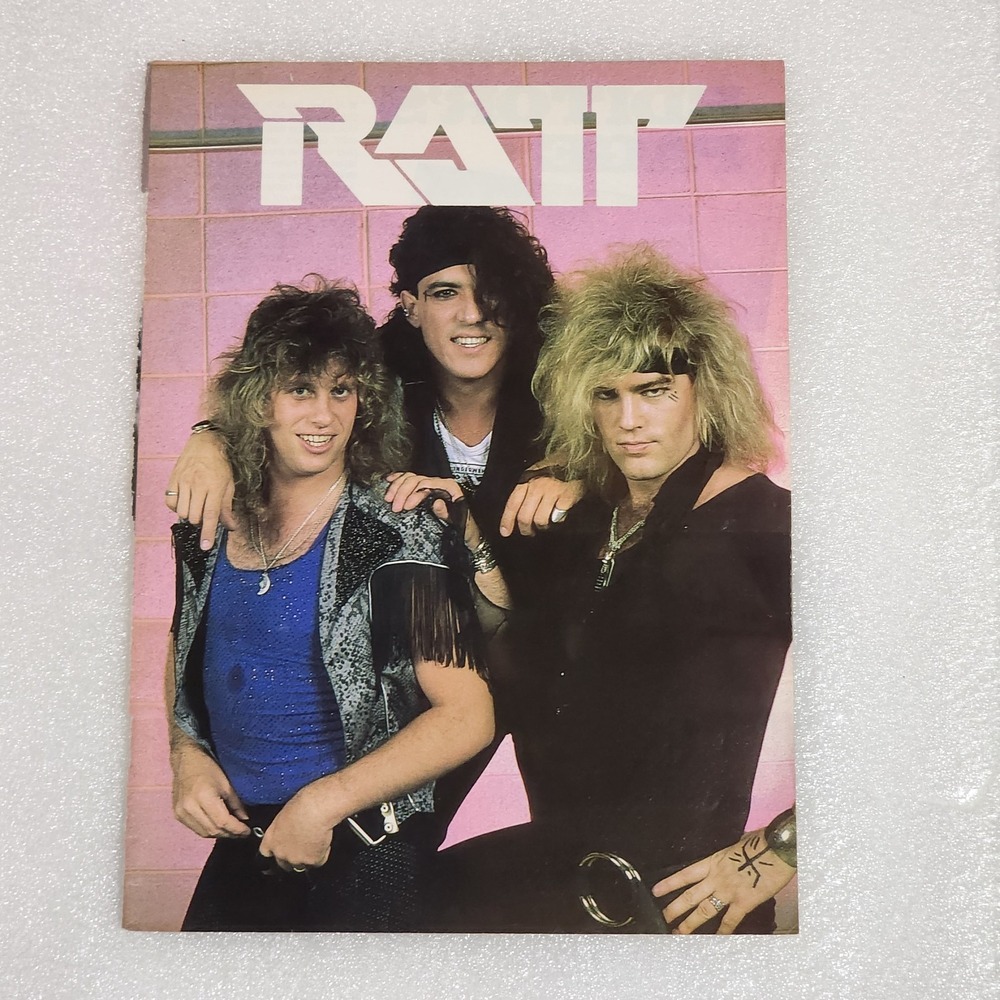 RATT Stephen Pearcy Robbin Crosby Bobby Blotzer vtg poster clipping 8x10 1980s